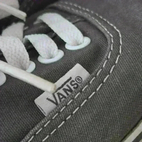 VANS grey  mens size 6 (women's 7.5) sneakers - Picture 8 of 12